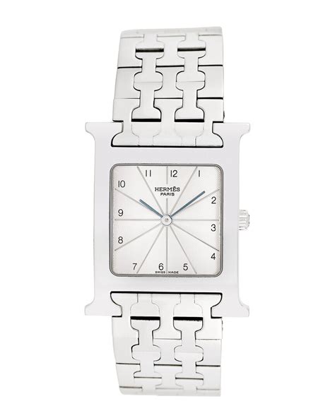 hermes h hour watch size|Hermes unisex 21010.